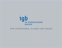 Tablet Screenshot of igb.ag